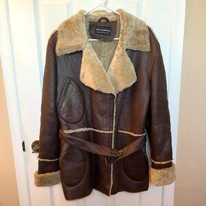 Brown Shearling Coat